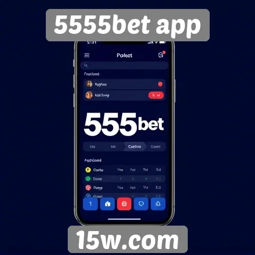 Design e usabilidade do aplicativo 5555bet