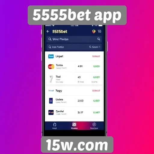 Métodos de pagamento disponíveis no 5555bet app